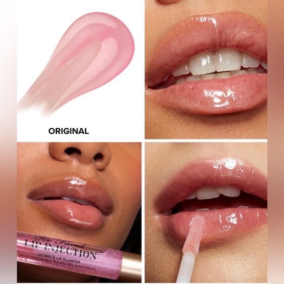 Too Faced Lip Injection Hydrating & Plumping Lip Gloss 0.14 OZ NIB - Picture 4 of 4